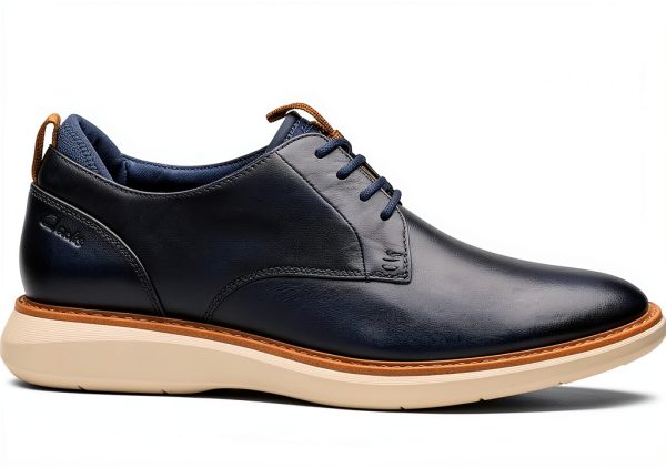 Clarks Mens Oxfords Leather Knit Formal Casual Shoes-5