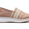 Clarks Cloudstepper Slip On Womens Textile Loafers Comfort-4