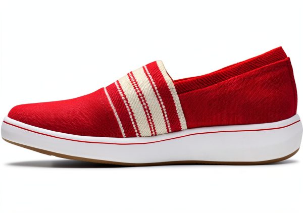 Clarks Cloudstepper Slip On Womens Loafers Textile Upper-1