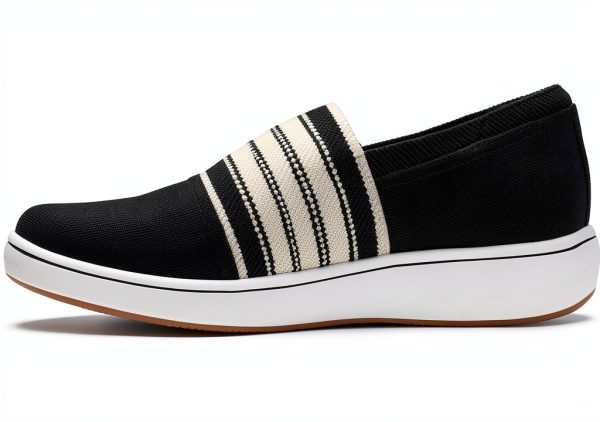 Clarks Cloudstepper Slip On Womens Flats Textile Comfort-3