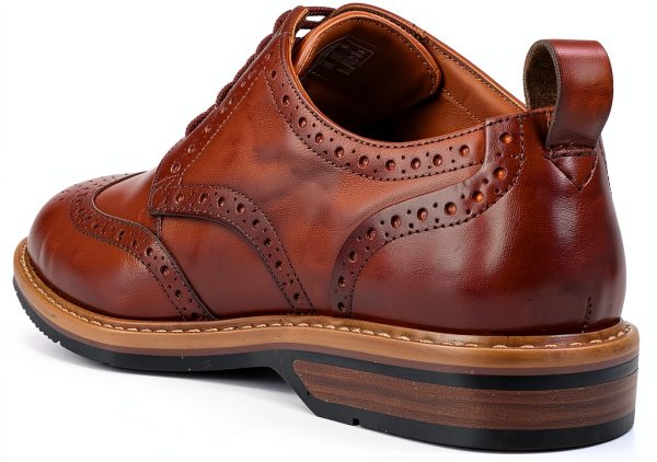 Clarks Aldwin Limit Mid Tan Leather Mens Shoes Comfort-6