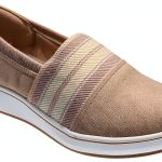 Clarks Womens Walking Shoes Slip On Cushioned Footbed-0