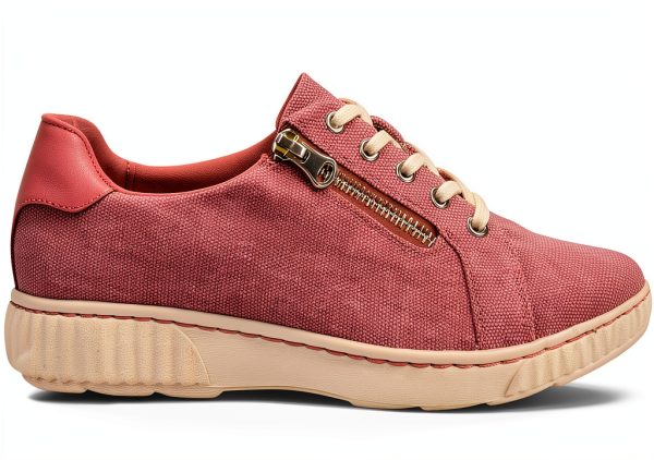 Clarks Womens Running Shoes Natural Textile Comfort Fit-1
