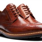 Clarks Mens Oxfords Mid Tan Leather Classic Dress Shoes-0