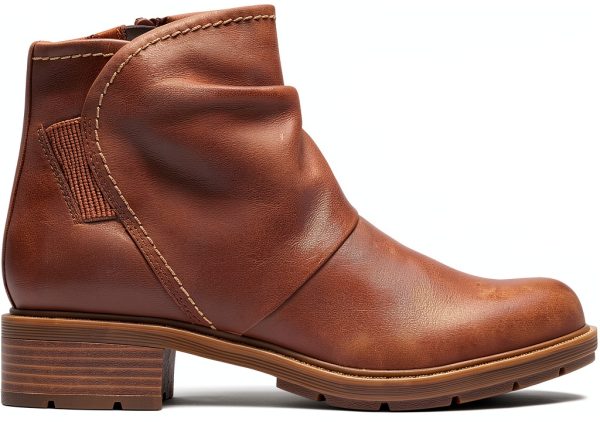 Clarks Hearth Sofia Womens Ankle Boot Leather Comfort Casual-3