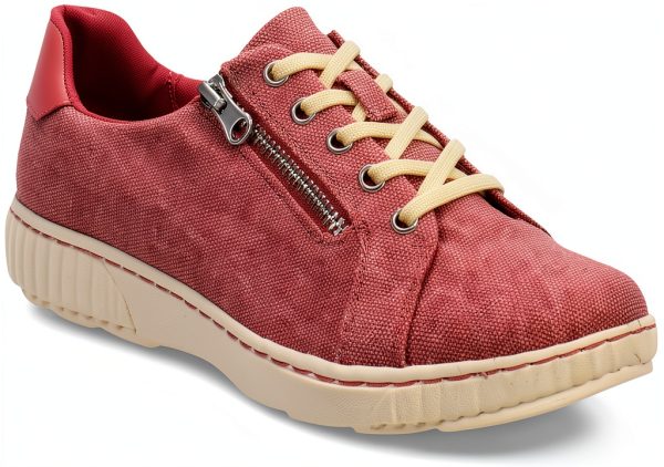Clarks Womens Running Shoes Natural Textile Comfort Fit-0