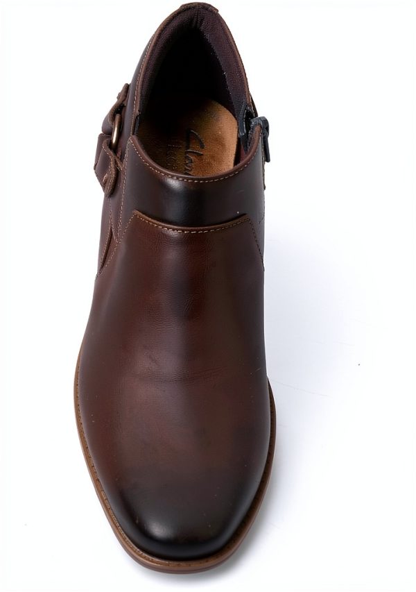 Clarks Danyelle Gema Womens Ankle Boots Leather Comfort-6