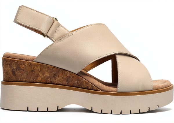 Clarks Diaz Cross Womens Leather Wedge Sandal Comfort Fit-4