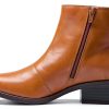 Clarks Danyelle Skip Womens Ankle Boots Tan Leather Comfort-3