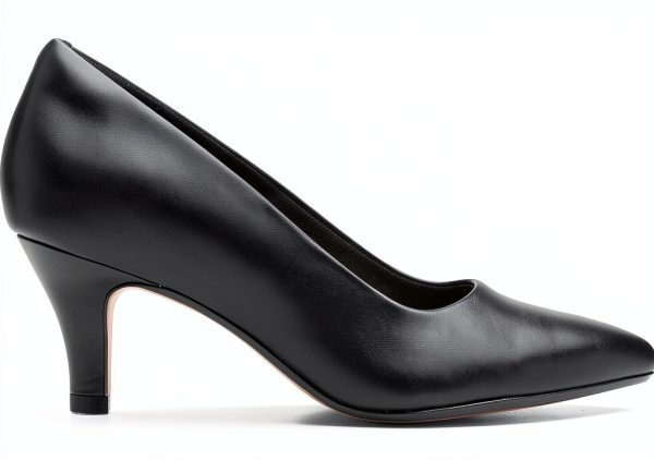 Clarks Womens Leather Pumps OrthoLite Footbed Pointed Toe-1