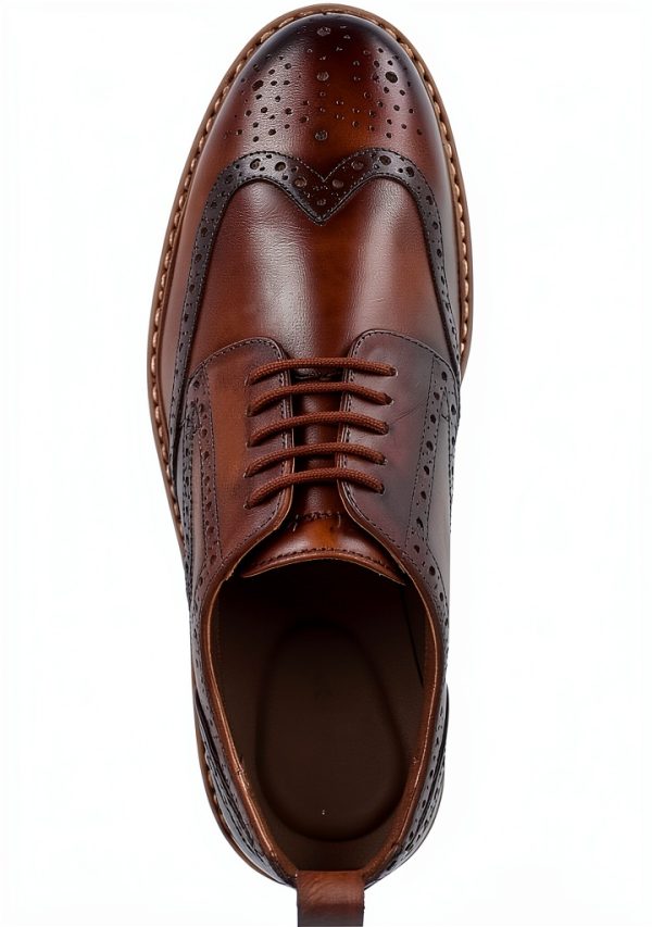 Clarks Aldwin Limit Mid Tan Leather Mens Shoes Comfort-2