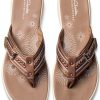 Clarks Cloudsteppers Breezey Sun Sandal Comfort Flat Womens-6