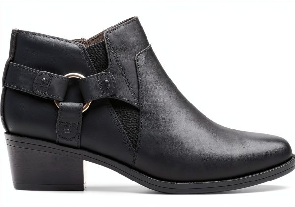 Clarks Danyelle Gema Womens Ankle Boots Leather Comfort-0