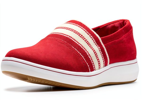 Clarks Cloudstepper Slip On Womens Loafers Textile Upper-0