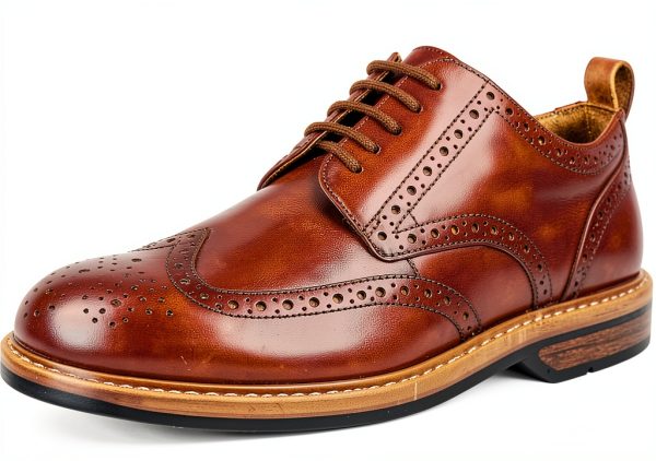 Clarks Aldwin Limit Mid Tan Leather Mens Shoes Comfort-4