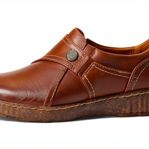 Clarks Caroline Pearl Womens Leather Slip On Loafers Comfort-0