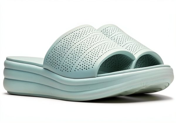 Clarks Womens Slide Sandals Breathable Textile Comfort-1