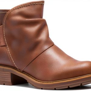 Clarks Hearth Sofia Womens Ankle Boot Leather Comfort Casual-0