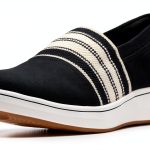 Clarks Cloudstepper Slip On Womens Flats Textile Comfort-0