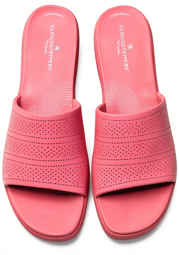 Clarks Cloudsteppers Drift Twist Womens Slide Sandals-1