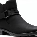 Clarks Womens Fashion Sneakers Nubuck Upper Buckle Strap-0