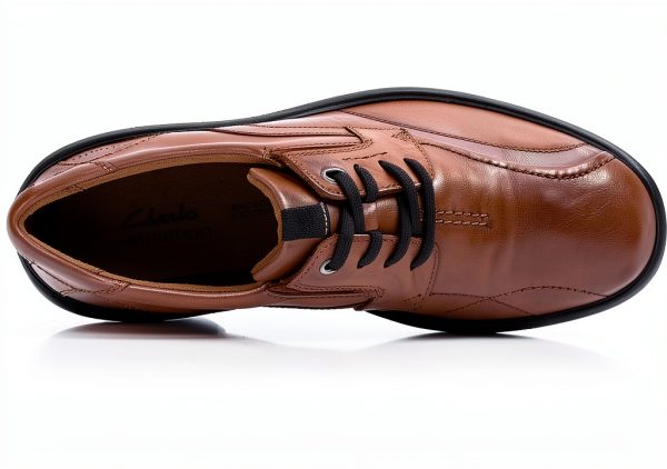Clarks Mens Oxfords Leather Comfort Cushion Plus Shoes-2