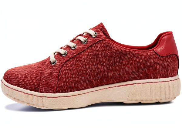 Clarks Womens Running Shoes Natural Textile Comfort Fit-3