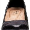 Clarks Kataleyna Rose Womens Pumps Black Croc Leather-5