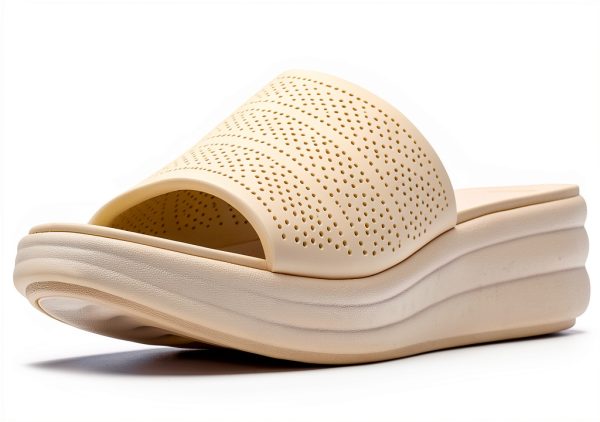 Clarks Womens Slide Sandals Breathable Textile Comfort-0