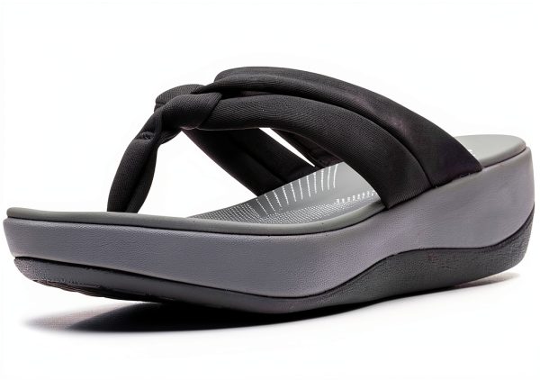 Clarks Womens Flip Flops Ortholite Footbed Lightweight-0