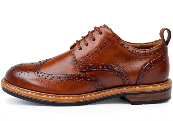 Clarks Aldwin Limit Mid Tan Leather Mens Shoes Comfort-0