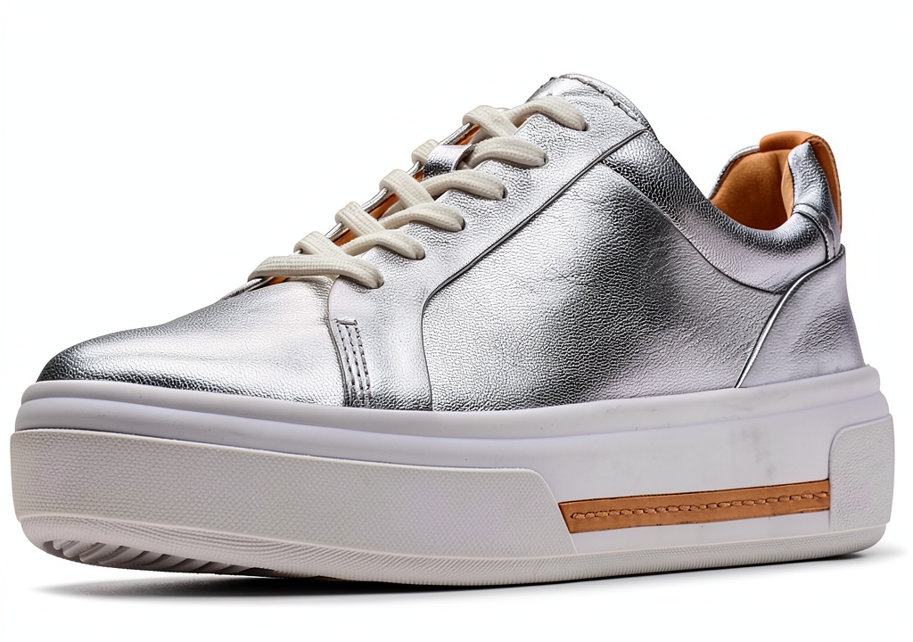 'Clarks womens fashion sneakers in multiple colors displayed on a clean background'