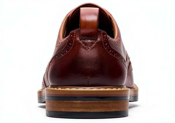 Clarks Mens Oxfords Mid Tan Leather Classic Dress Shoes-4