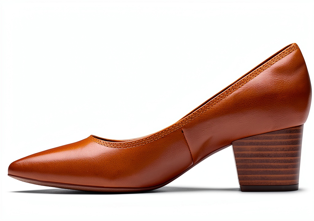 Clarks Womens Pumps Leather displayed on office carpet showing professional setting