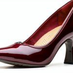 Clarks Womens Pumps Merlot Synthetic Comfort Heels-0