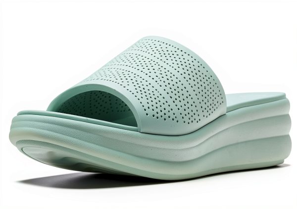 Clarks Womens Slide Sandals Breathable Textile Comfort-0