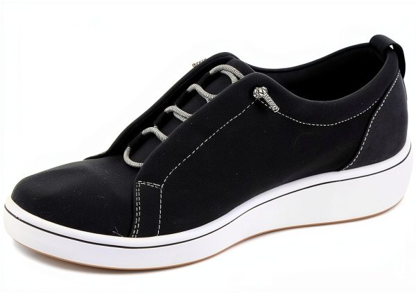 Clarks Womens Oxfords Textile Upper Bungee Laces Comfort-3