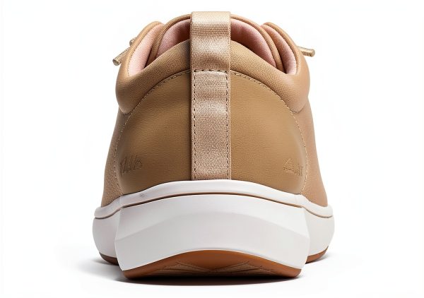 Clarks BreezeSky Lace Womens Sneakers Sand Textile Comfort-5