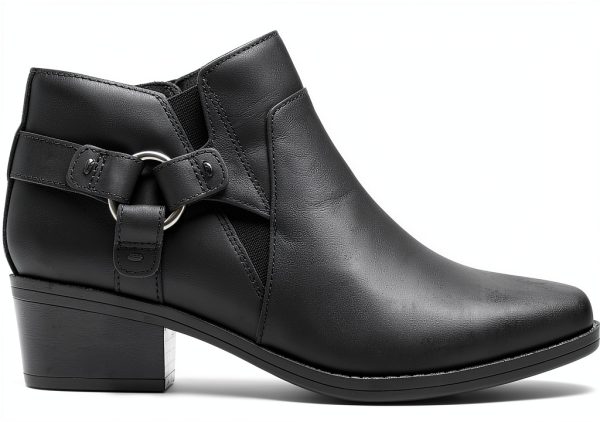 Clarks Danyelle Gema Womens Ankle Boots Leather Comfort-1