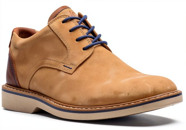 Clarks Radcliff Low Mens Oxfords Light Tan Nubuck Leather-7