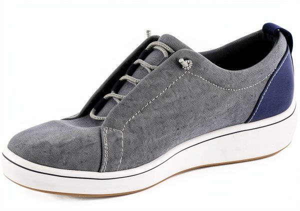 Clarks Womens Oxfords Textile Upper Bungee Laces Comfort-3