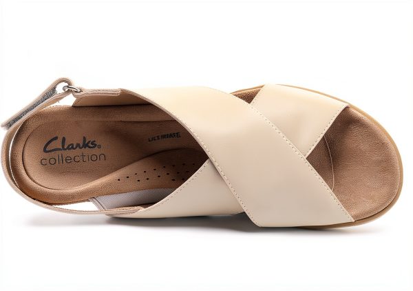 Clarks Diaz Cross Womens Leather Wedge Sandal Comfort Fit-2