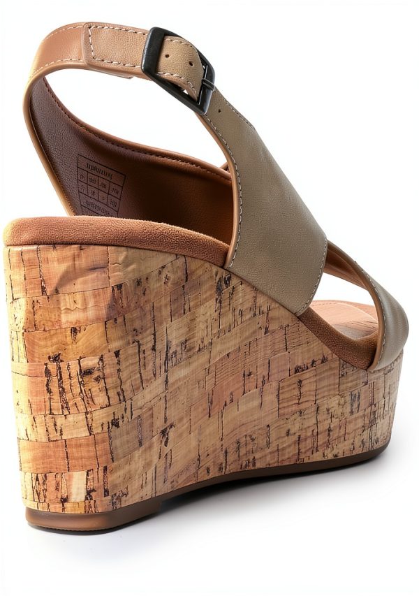 DREAM PAIRS Womens Wedge Sandals Criss Cross Platform Heels-3