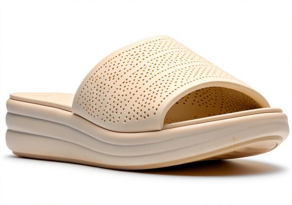 Clarks Womens Slide Sandals Breathable Textile Comfort-1