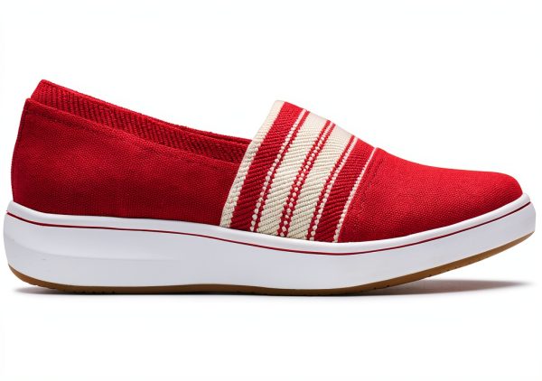 Clarks Cloudstepper Slip On Womens Loafers Textile Upper-4