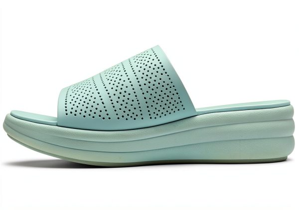 Clarks Womens Slide Sandals Breathable Textile Comfort-3