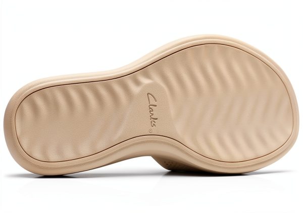 Clarks Womens Slide Sandals Breathable Textile Comfort-6