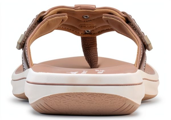 Clarks Cloudsteppers Breezey Sun Sandal Comfort Flat Womens-5