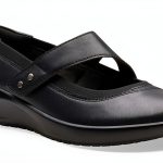 Clarks Kaetlyn Jane Womens Black Leather Flats Comfort-0