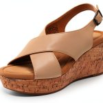 DREAM PAIRS Womens Wedge Sandals Criss Cross Platform Heels-0